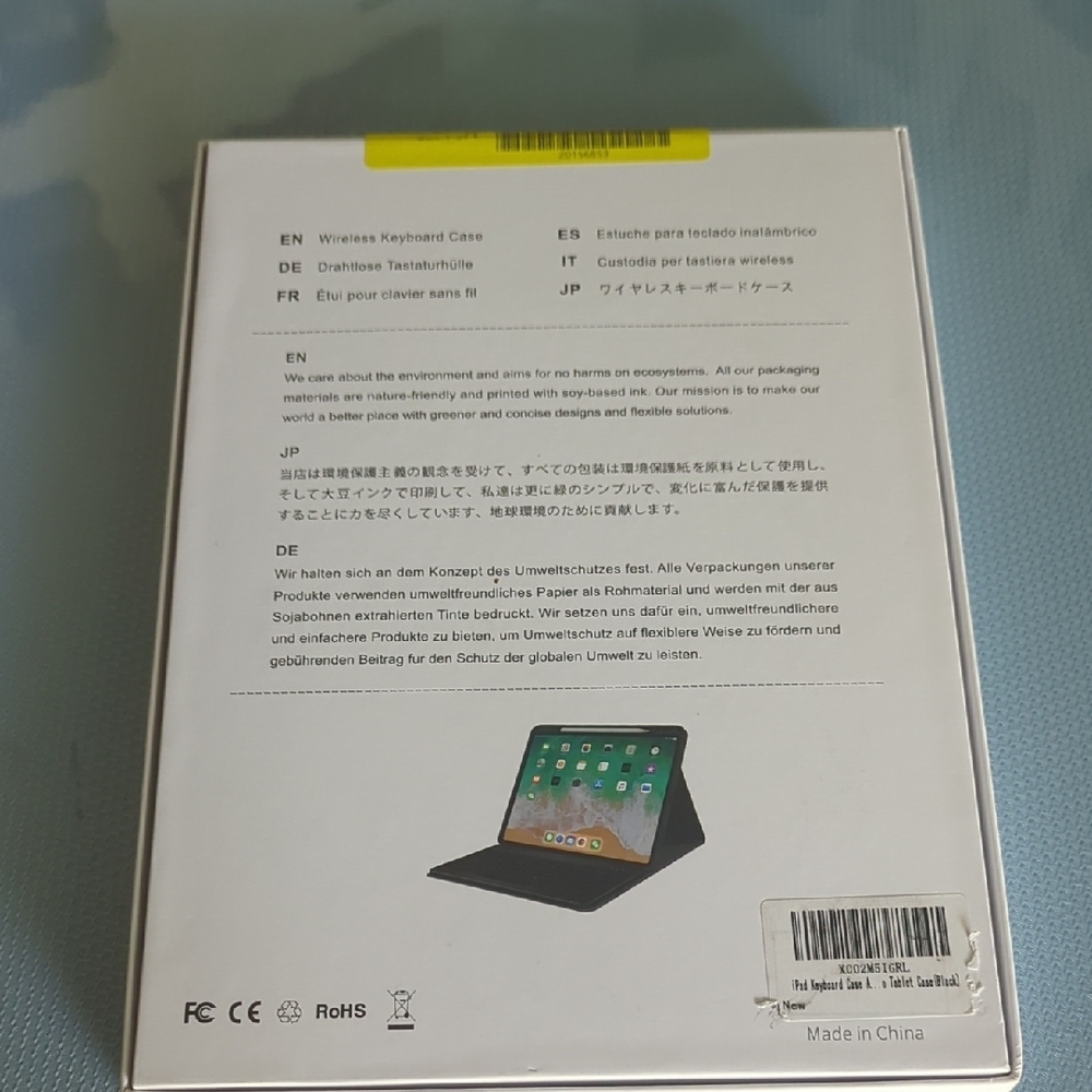Wireless Keyboard Case for Tablets - Black - Picture 6 of 8